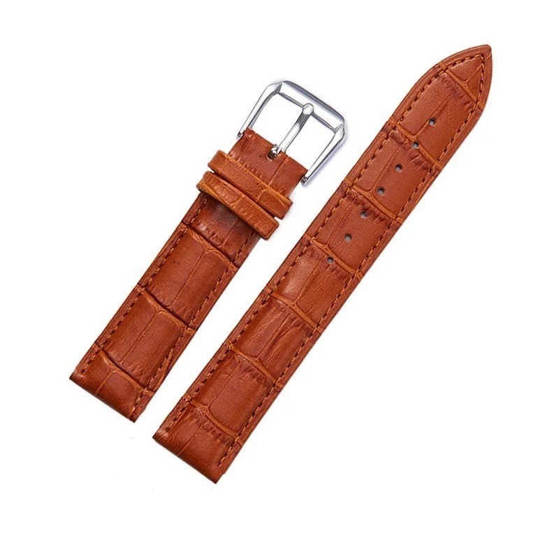 Genuine Leather Mens Watch Strap Band Brown Black 12mm 14mm 16mm 18mm 20mm 22mm