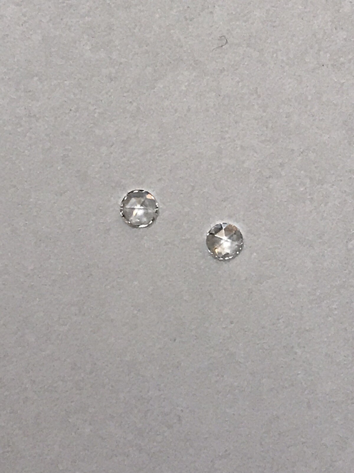 Rose Cut Diamond 2.50mm To 2.55mm VS Clarity G-H Color .04 Ct