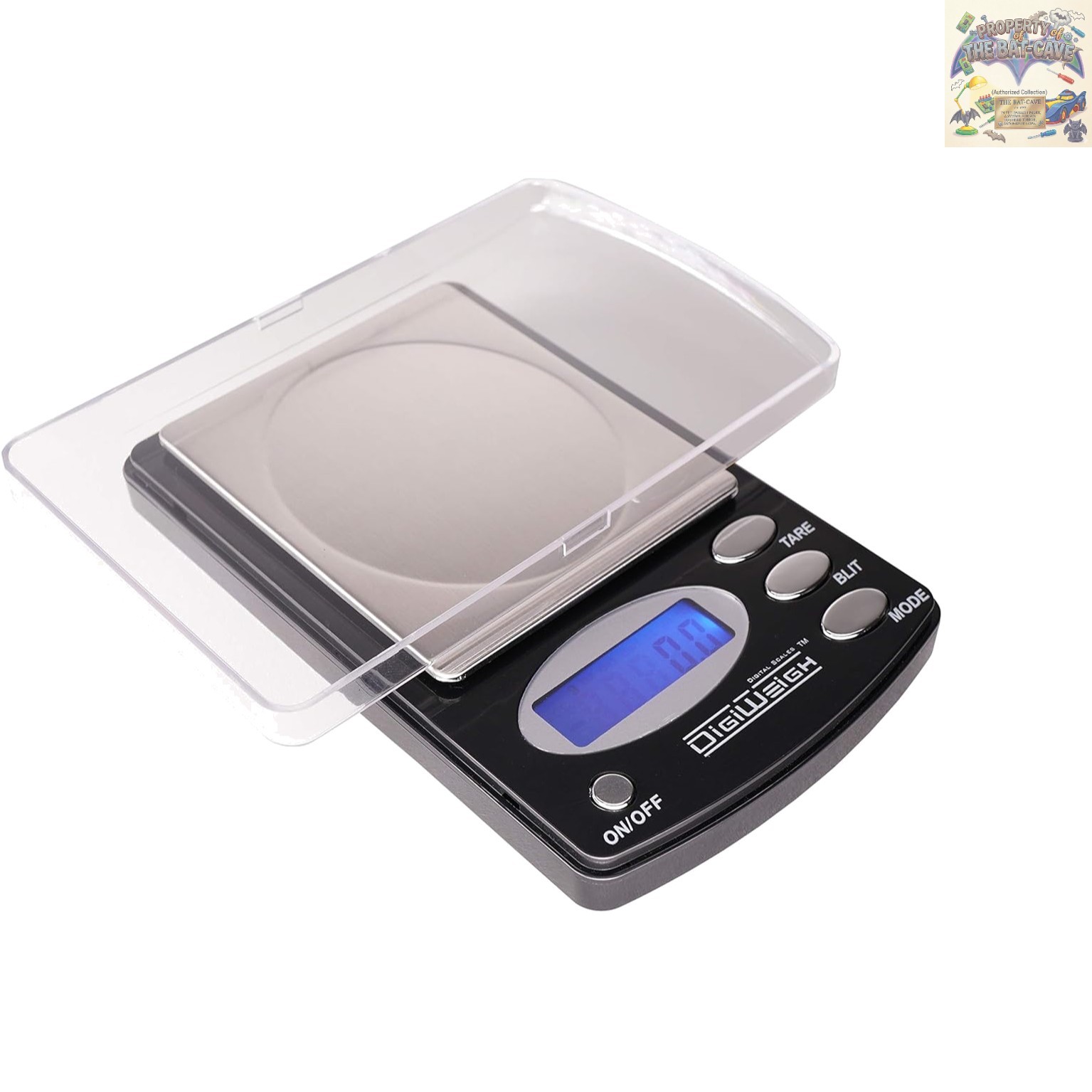 Compact 600g Digital Scale with Tare Function for Jewelry & Food Measurements