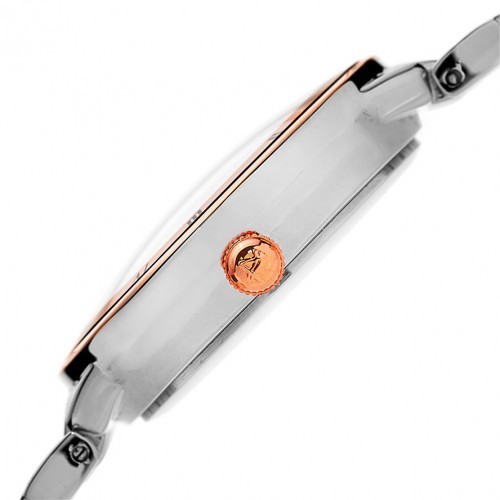 August Steiner Women’s AS8178TTR Silver and Rose Gold Quartz Watch F1233