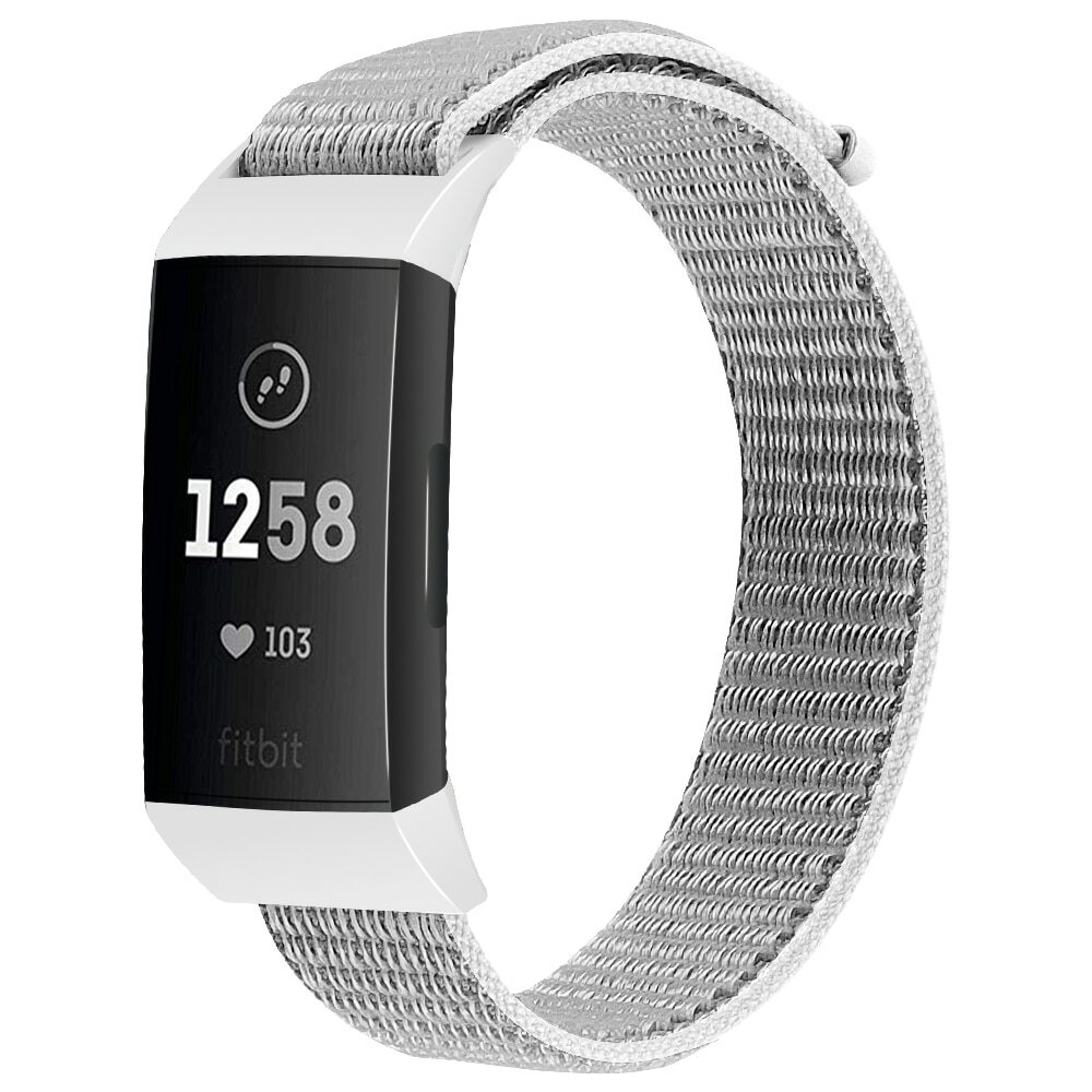 Wristband For Fitbit Charge3/Charge 4 Nylon Watch Band Sport Loop Strap Bracelet