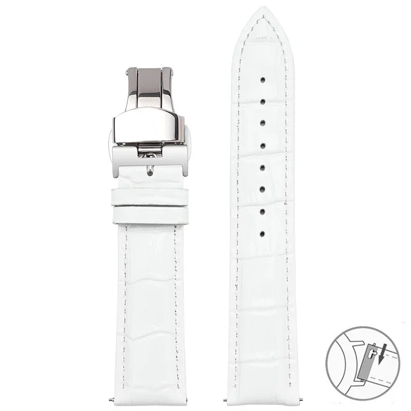 Watch Repair Genuine Cowhide Quick Release Strap Fit Tissot Watches