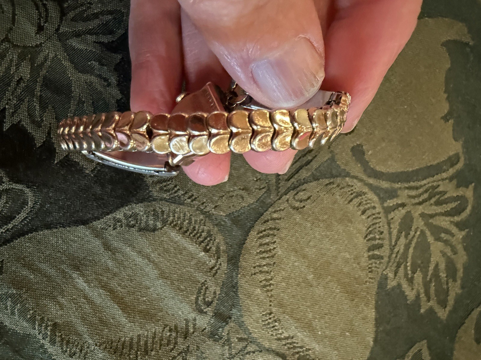 VTG 14K Rose Gold Ladies Watch Bulora Comp. See Description In The photos