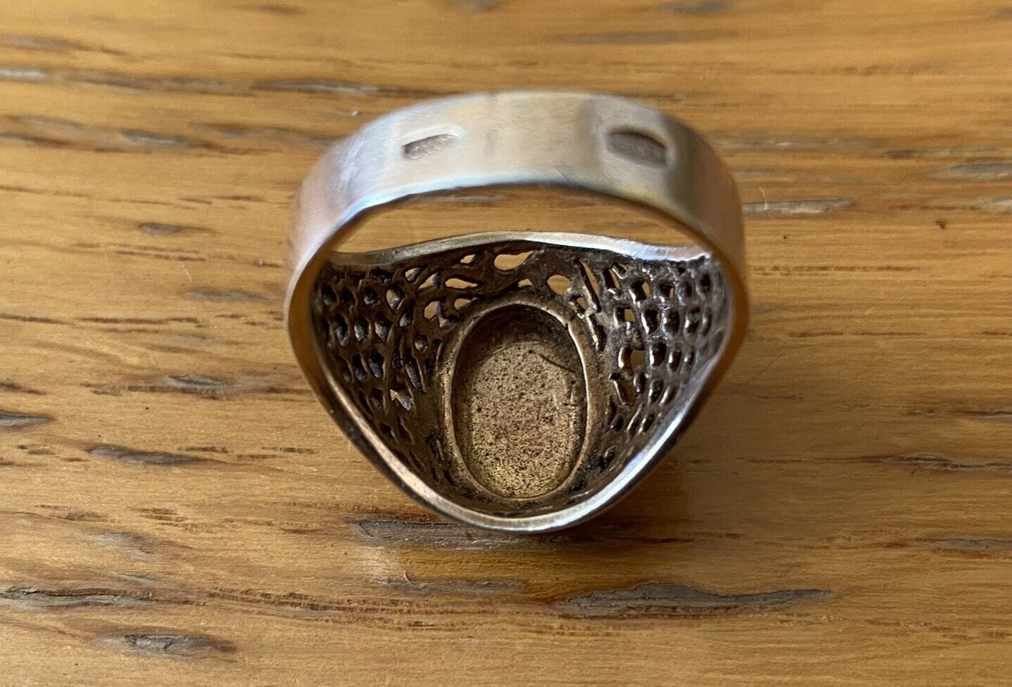 Vintage USSR Silver Ring OLYMPIC GAMES 875, Size 8 (18.30 mm) + Video