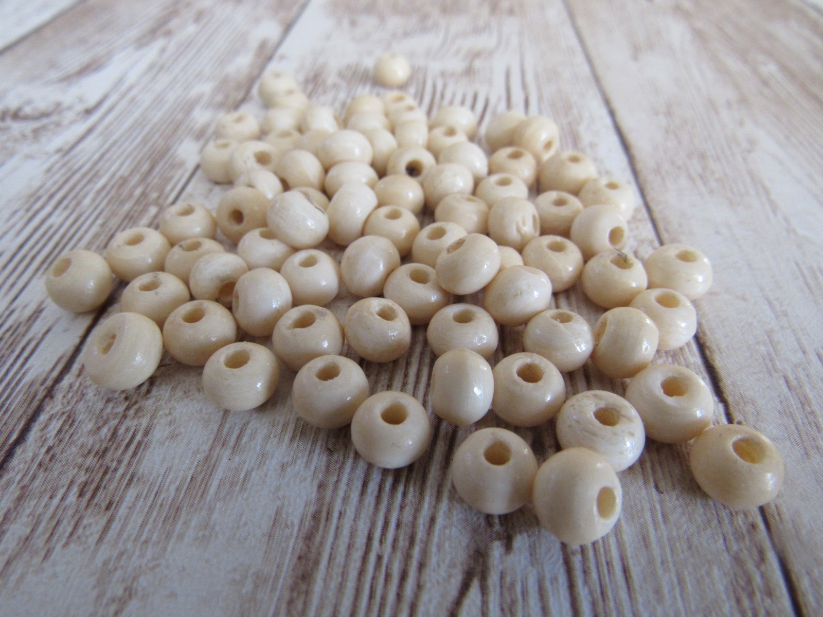 Buffalo Bone Round Beads Off White 6mm 8mm 10mm Jewelry Crafts 1 strand