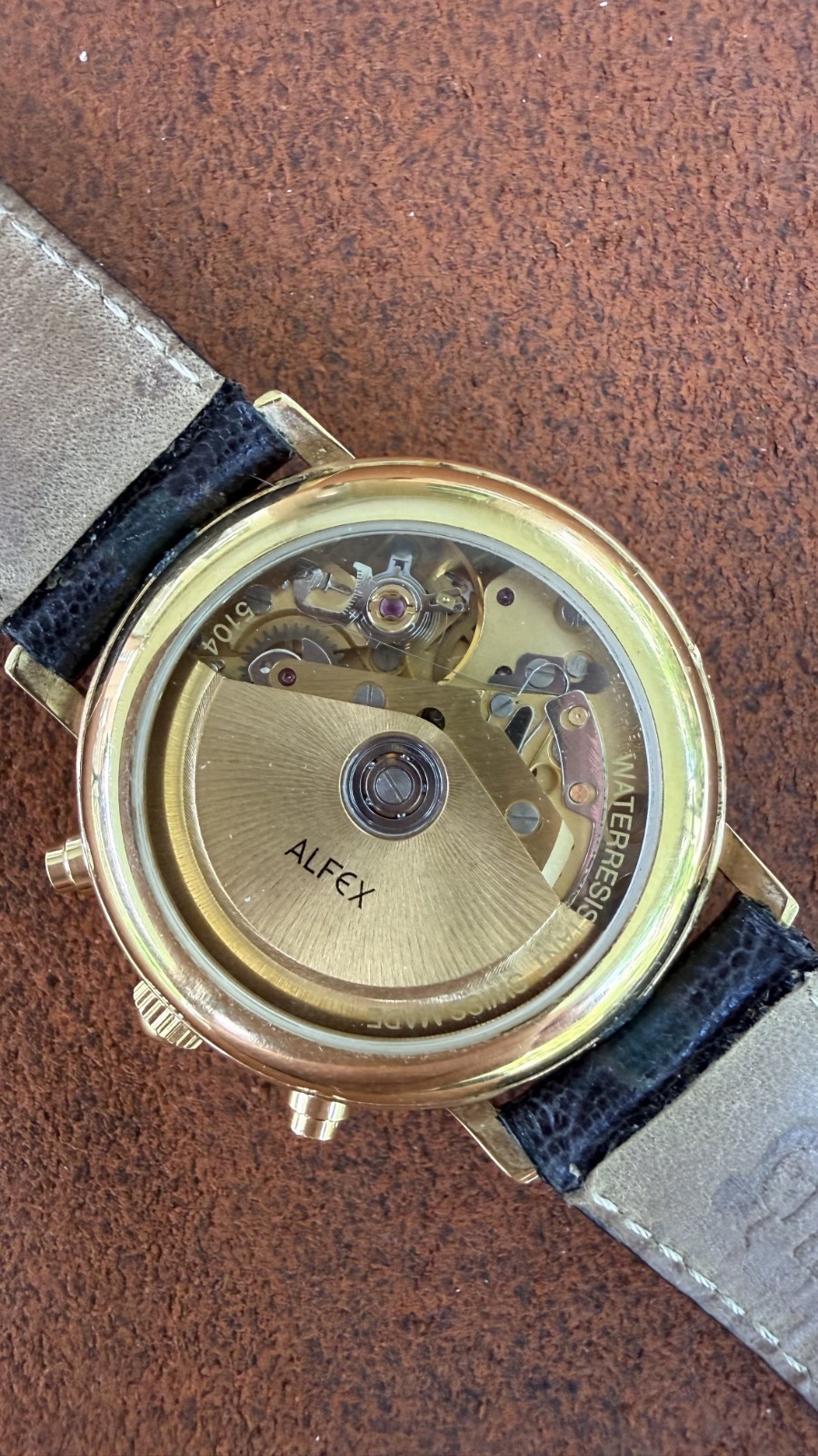 ALFEX AUTOMATIC SWISS CHRONOGRAPH WATCH