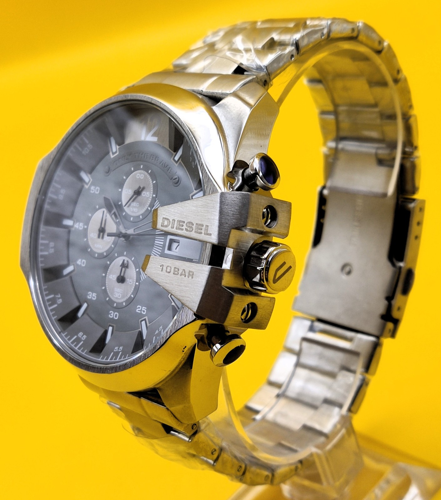 Premium Diesel Only The Brave 10 Bar Gray Dial Refurbished Men’s Wrist Watch