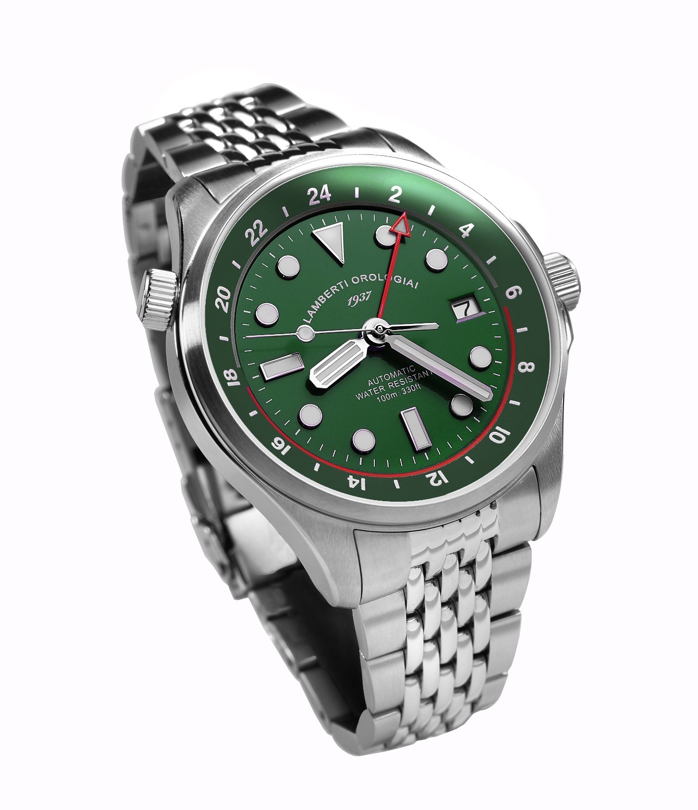 LAMBERTI WATCHES Ref. 23925V GMT AIRCRAFT. Automatic, sapphire, 100mt