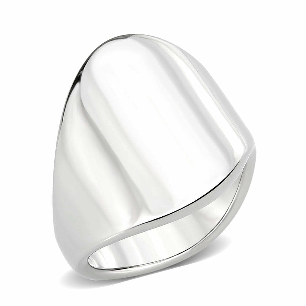 TK3801 – High polished (no plating) Stainless Steel Ring with NoStone in No
