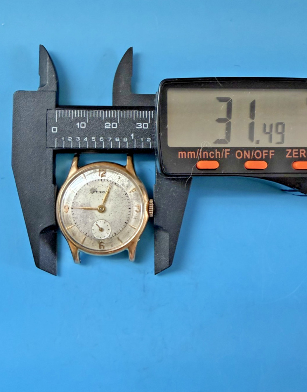 Vintage Benrus BB 14 Swiss 17J 20micron Gold Plated Manual Wind Watch – Runs