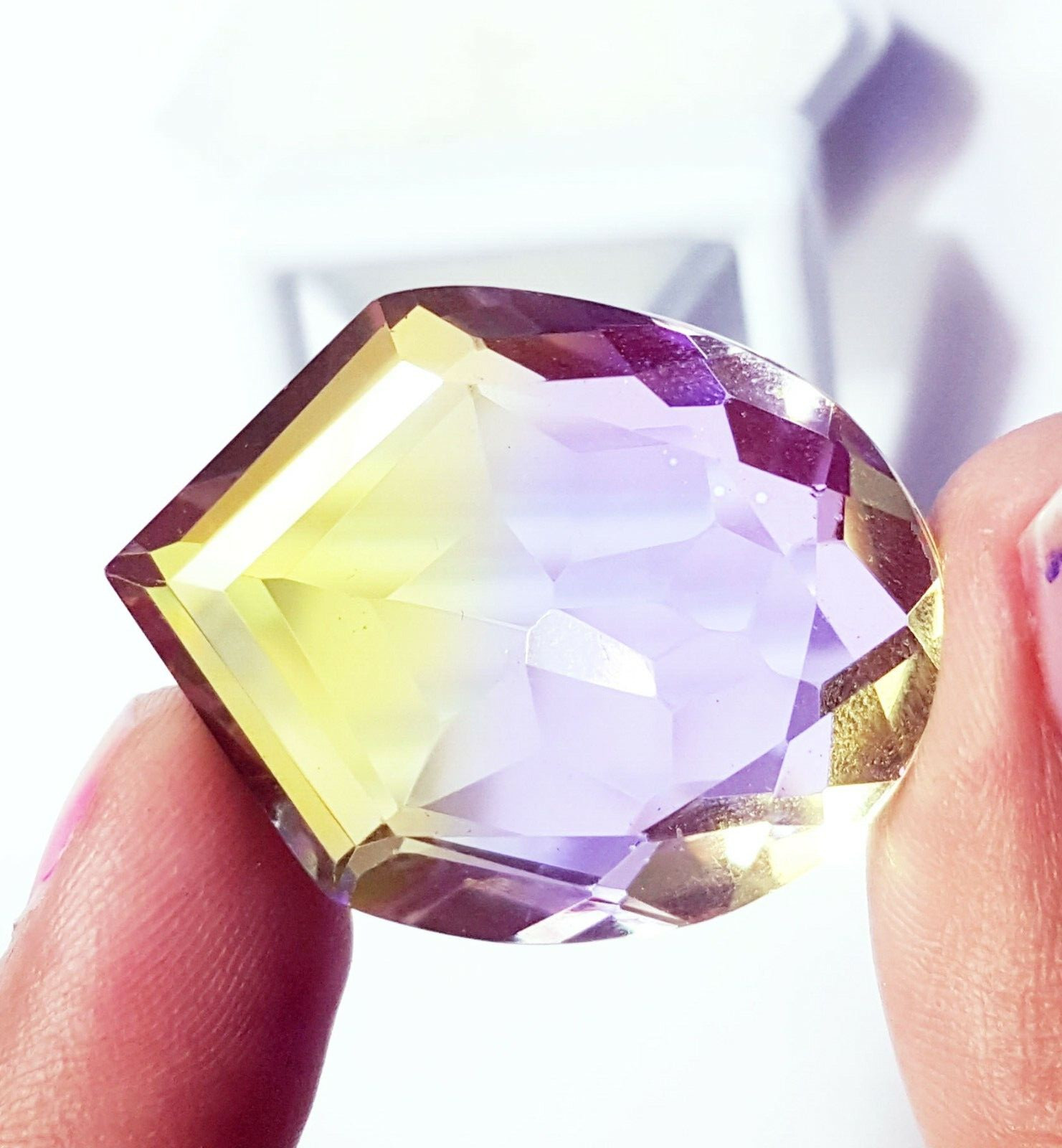 Doublet Alexandrite Fancy Cut 46.35 Ct Certified Loose Gemstones With Free Gift