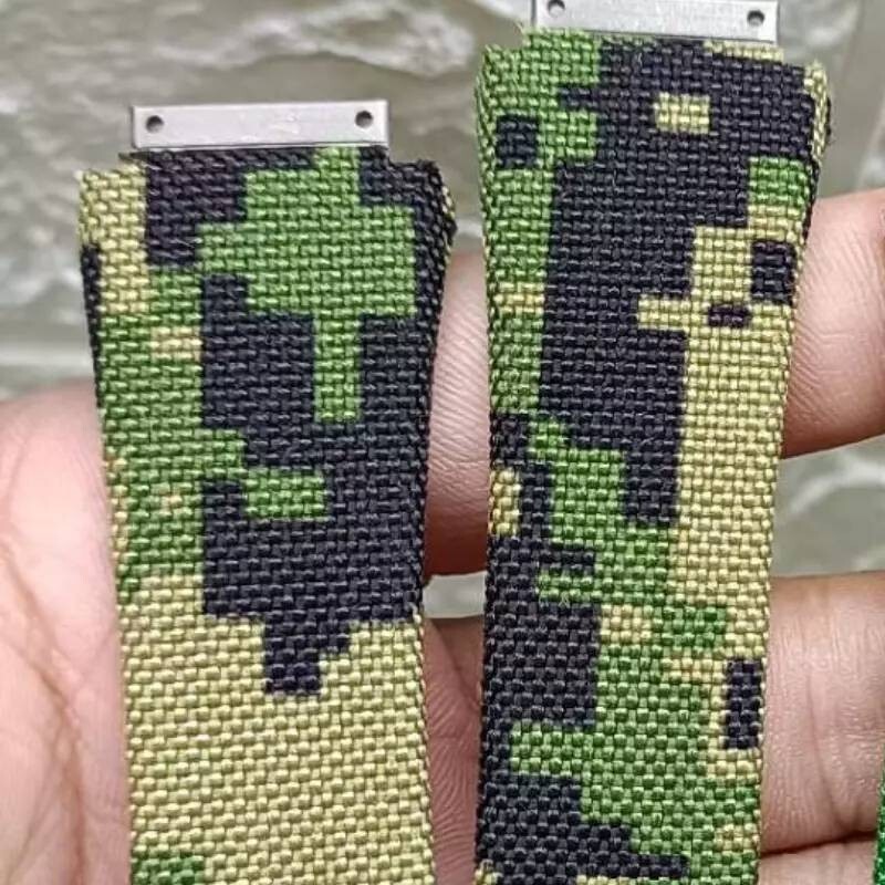 Customized Camouflage Nylon Watch Band Strap Fits Richard Mille RM11 RM030 RM055
