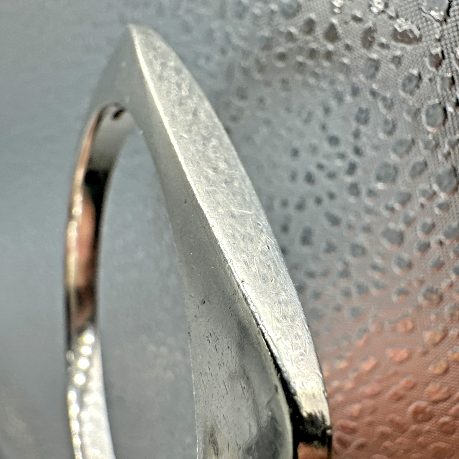 Vtg Jondell Mexico Sterling Silver Pentagon Bangle Bracelet 28.9g Sz ~7.75 5mm