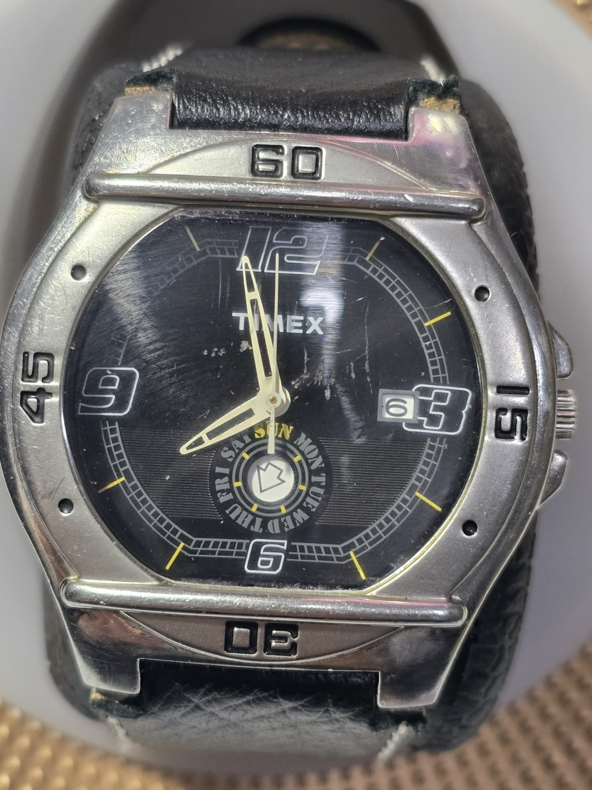 TIMEX ELO1-14 MEN’S WATCH – ORIGINAL TIMEX BAND – FULLY FUNCTIONAL, NEW 🔋