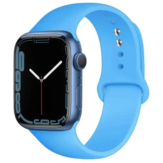 Silicone Narrow Sport Band for Apple Watch Series 11, 10, 9, 8, 7, 6, 5 SE