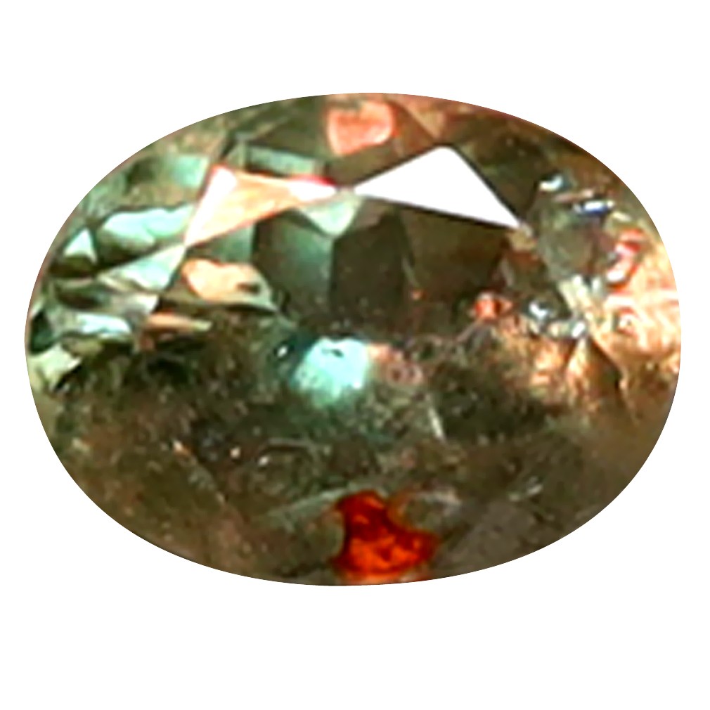 0.24 ct Eye-catching Oval Shape (4 x 3 mm) Un-Heated Color Change Alexandrite