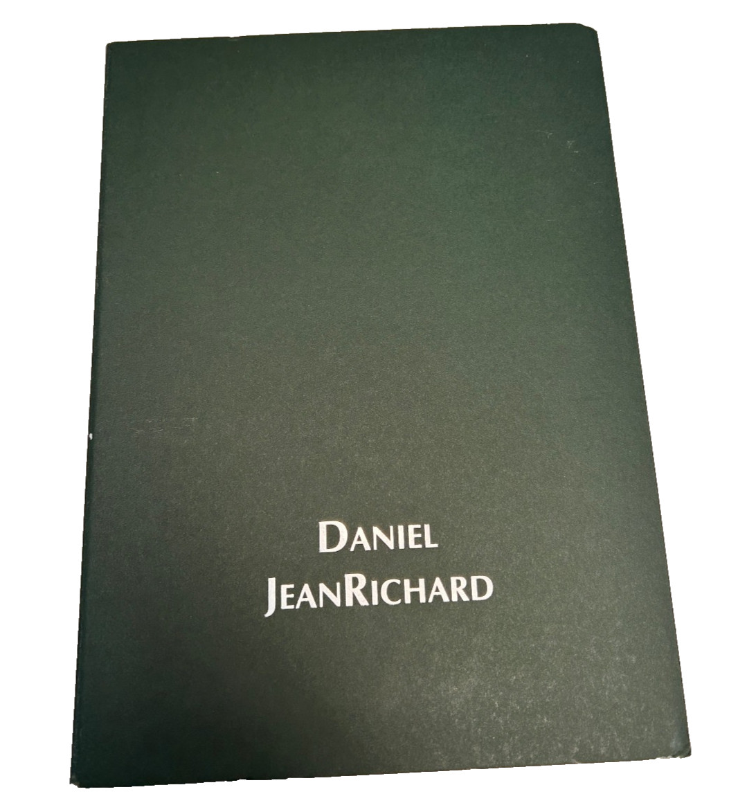 Daniel JeanRichard User Manual and International Guarantee Card
