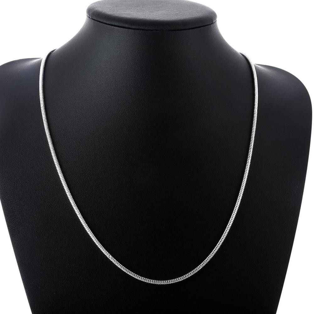 925 Sterling Silver Solid Snake Chain Necklace Men Women Pendant Jewelry 40-75cm