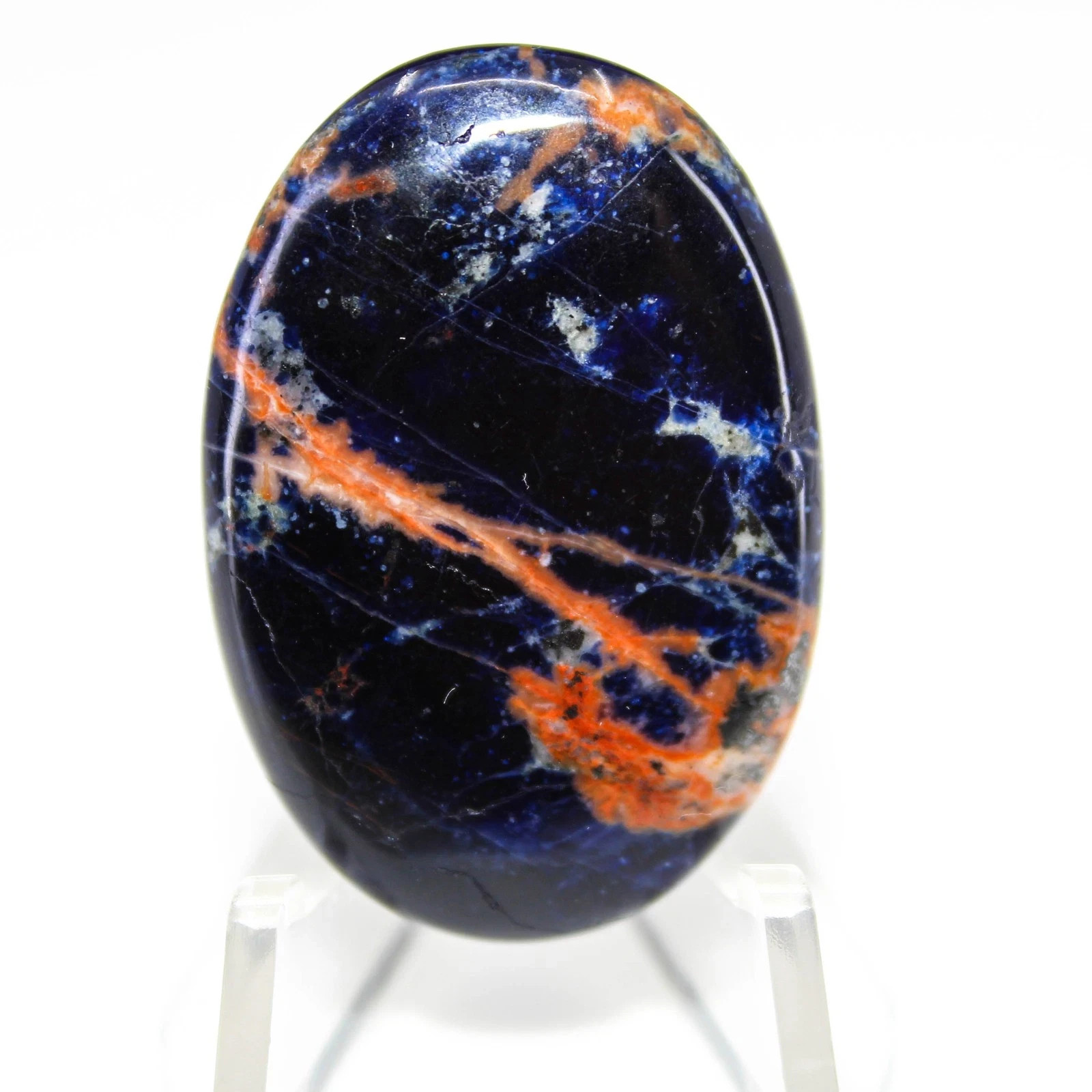 38.10 Ct High Quality Sodalite Oval Cabochon Loose Gemstone 37x25x4 mm