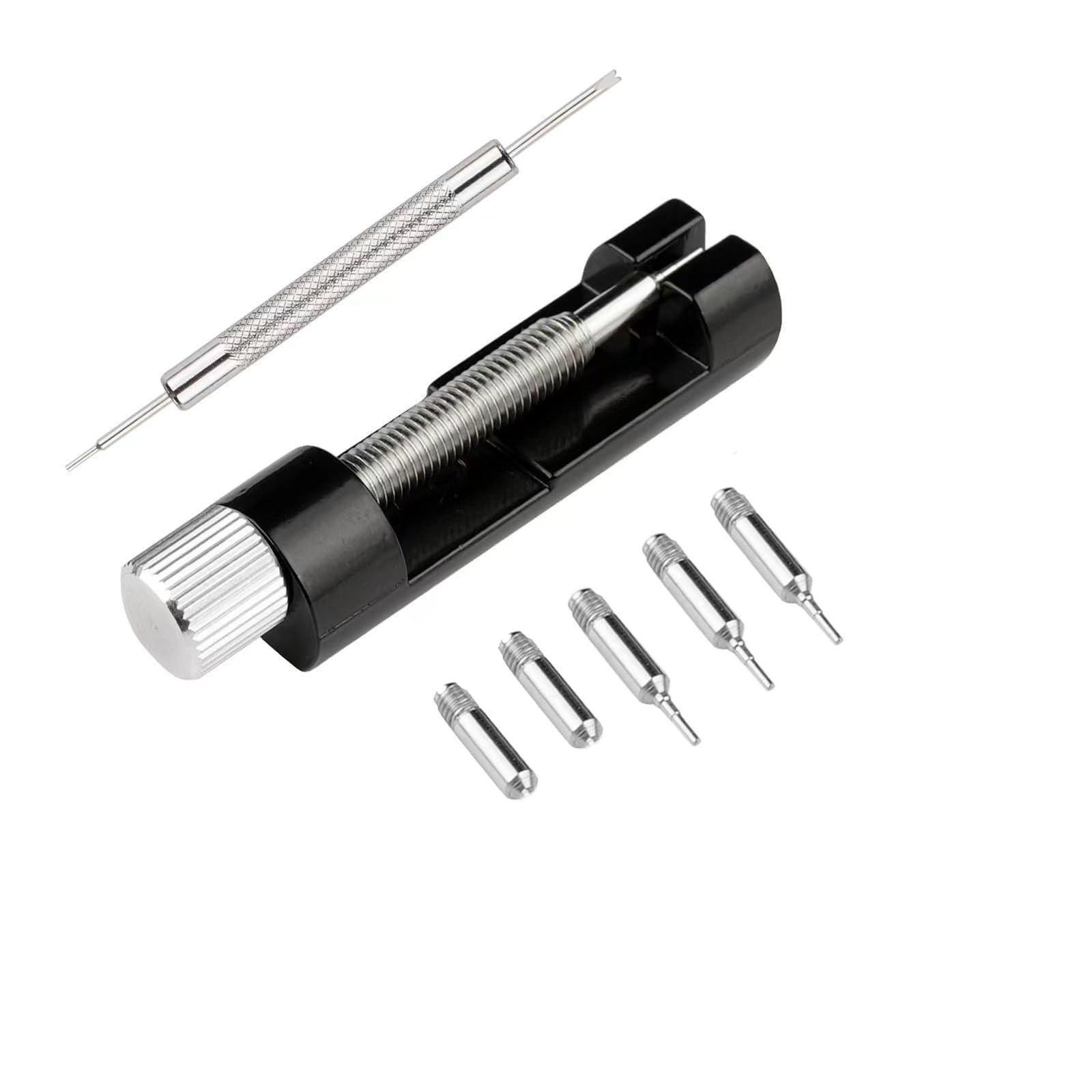 Watch Link Removal Kit, Tools to Adjust and Remove Bracelets，Pin Black