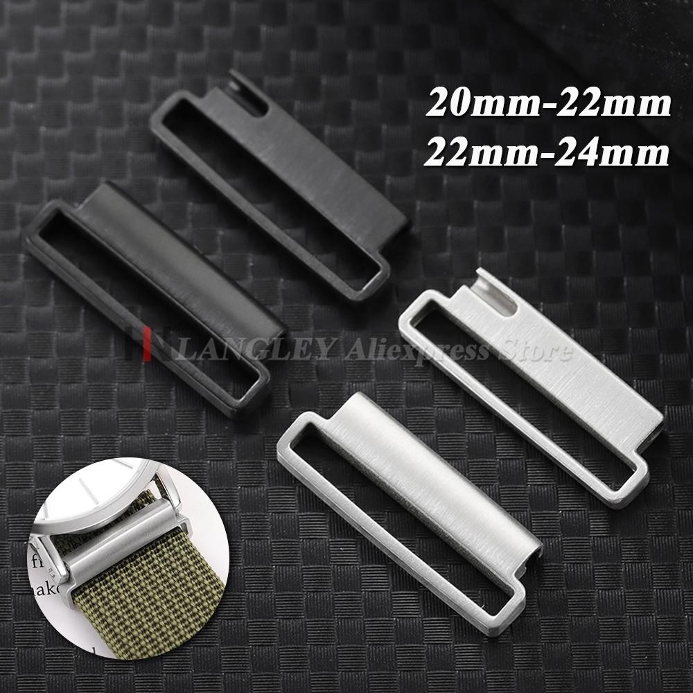 2pcs 20mm To 22mm 22mm To 24mm Quick Release Steel Watch Connector Adapter