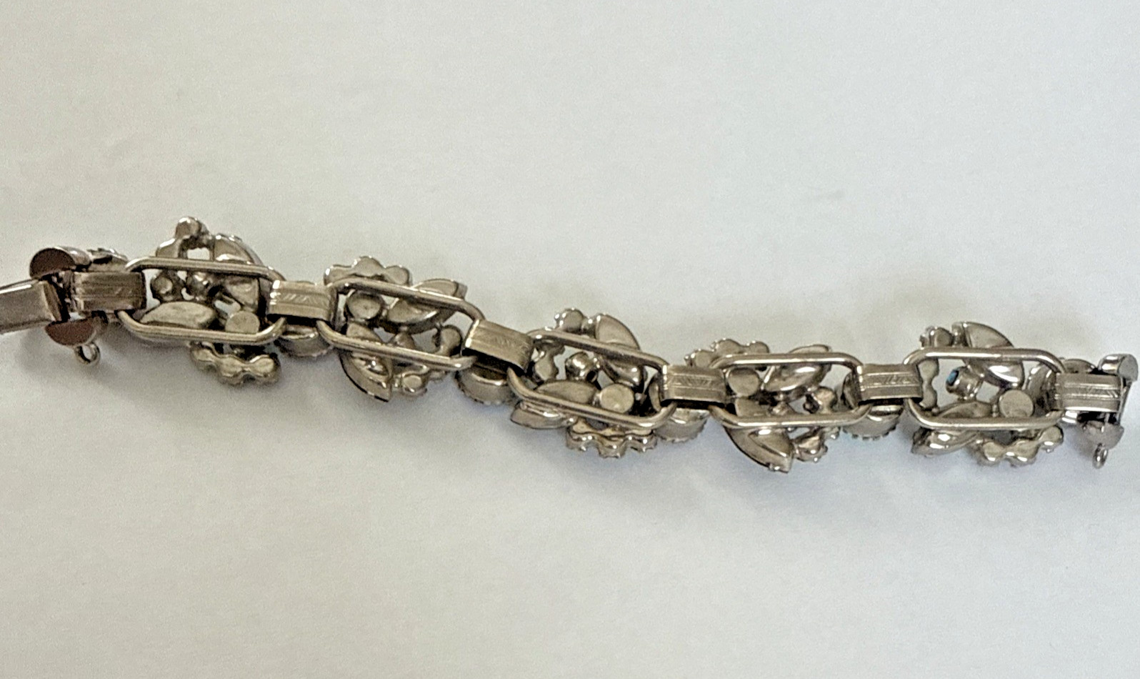 Juliana Delizza & Elster 5 Link Blue Aurora Borealis (AB) Bracelet READ