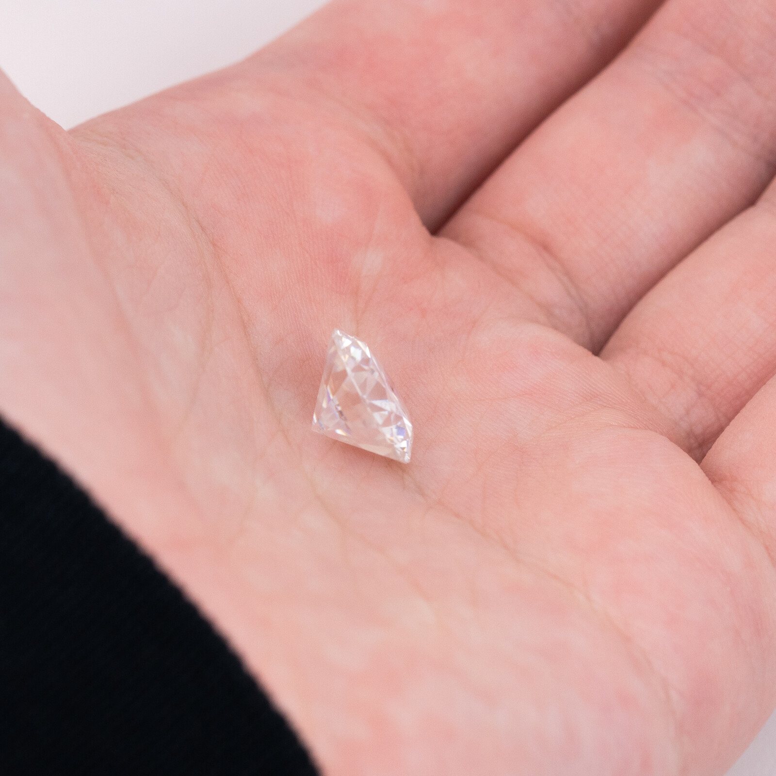 Loose Moissanite Real Gem Stone GRA Certificate 3-12mm 0.1-6ct VVS1 D Diamond