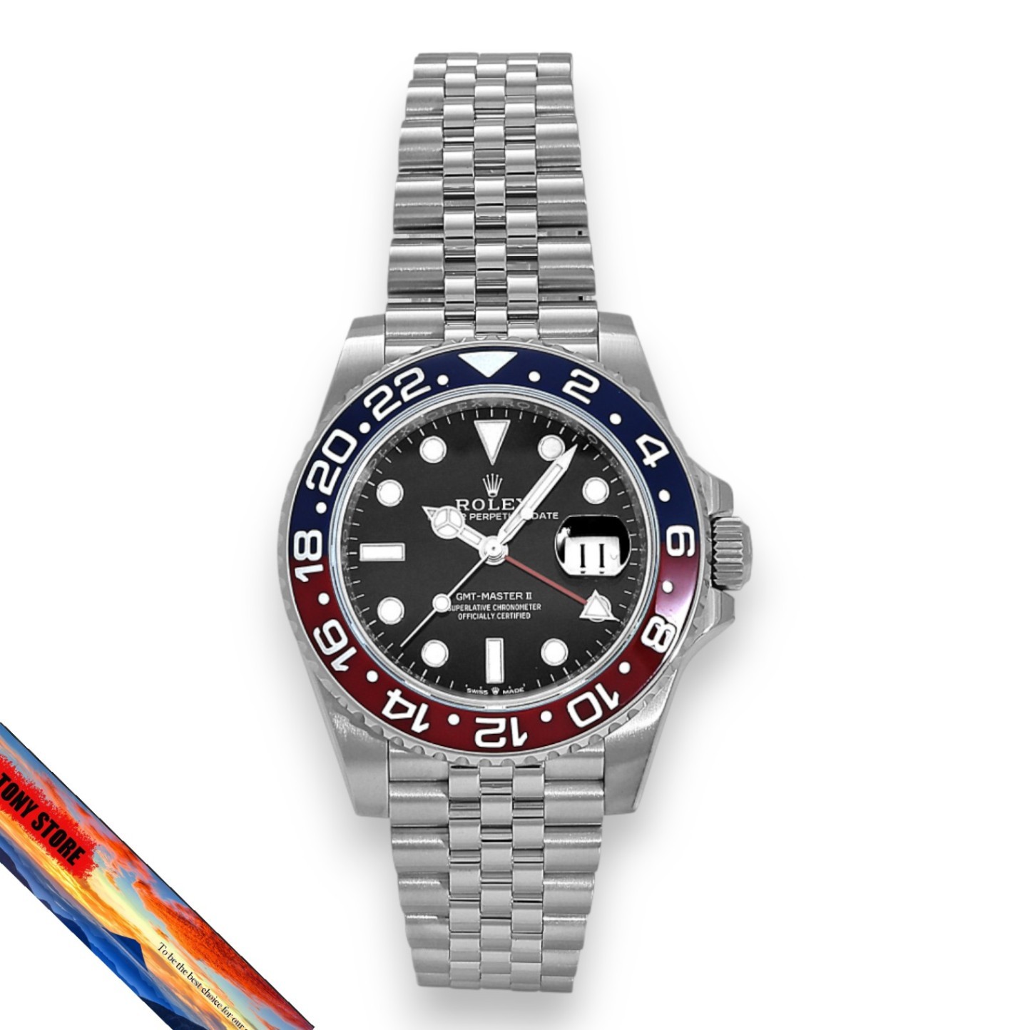 Rolex GMT Master II 126710BLRO Black Dot Dial Men’s Watch