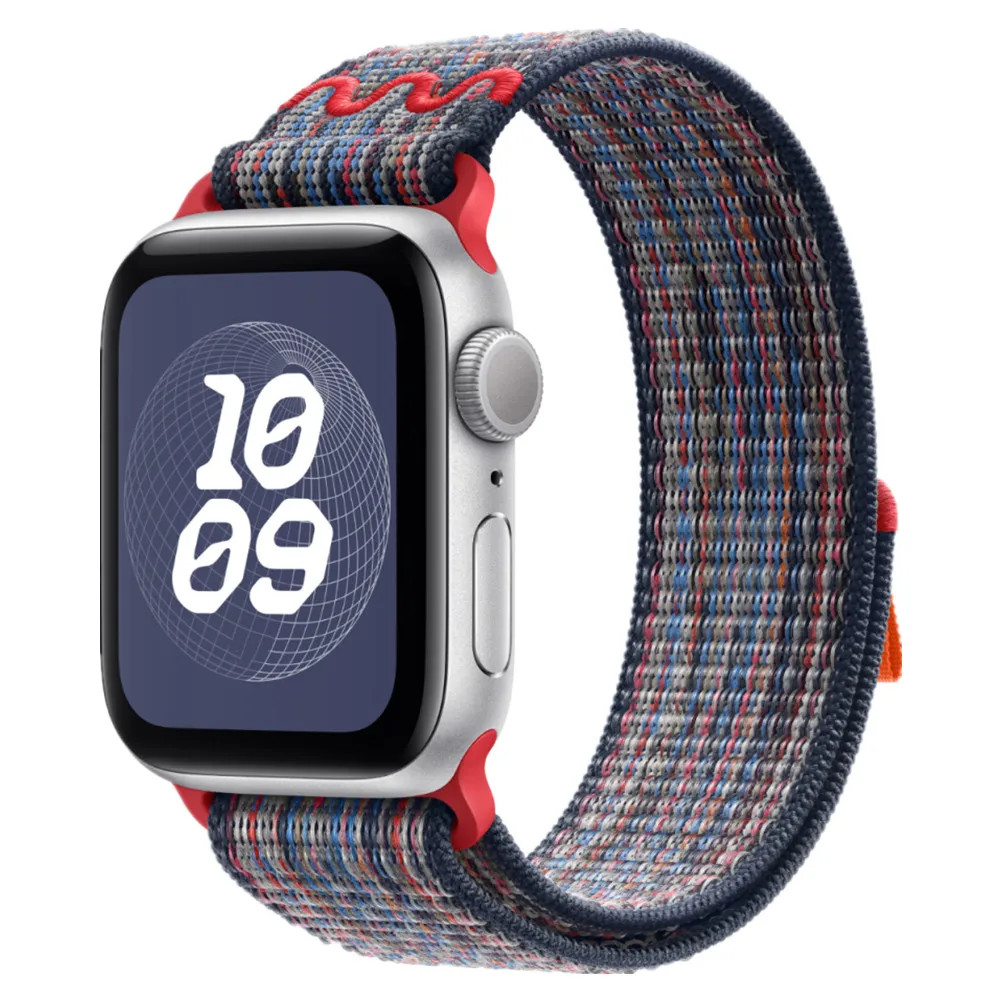 Straps for Apple Watch Band 45mm 46mm 42mm 49mm 44mm for Nike Nylon Sport Loop B