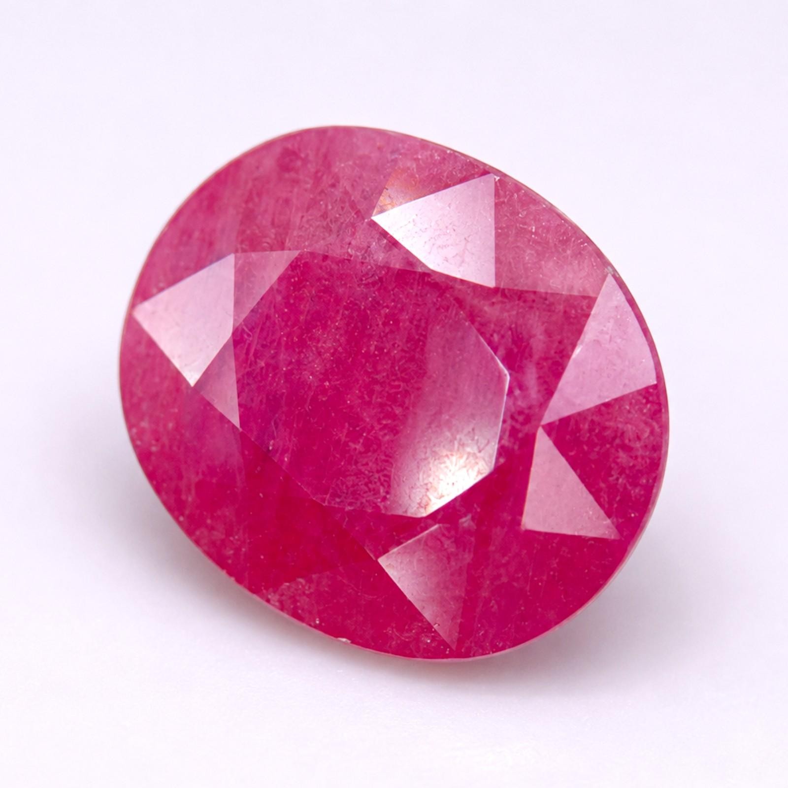 20.00 ct RUBY – SRI LANKA – Natural Rare Unusual Large Faceted Gemstone