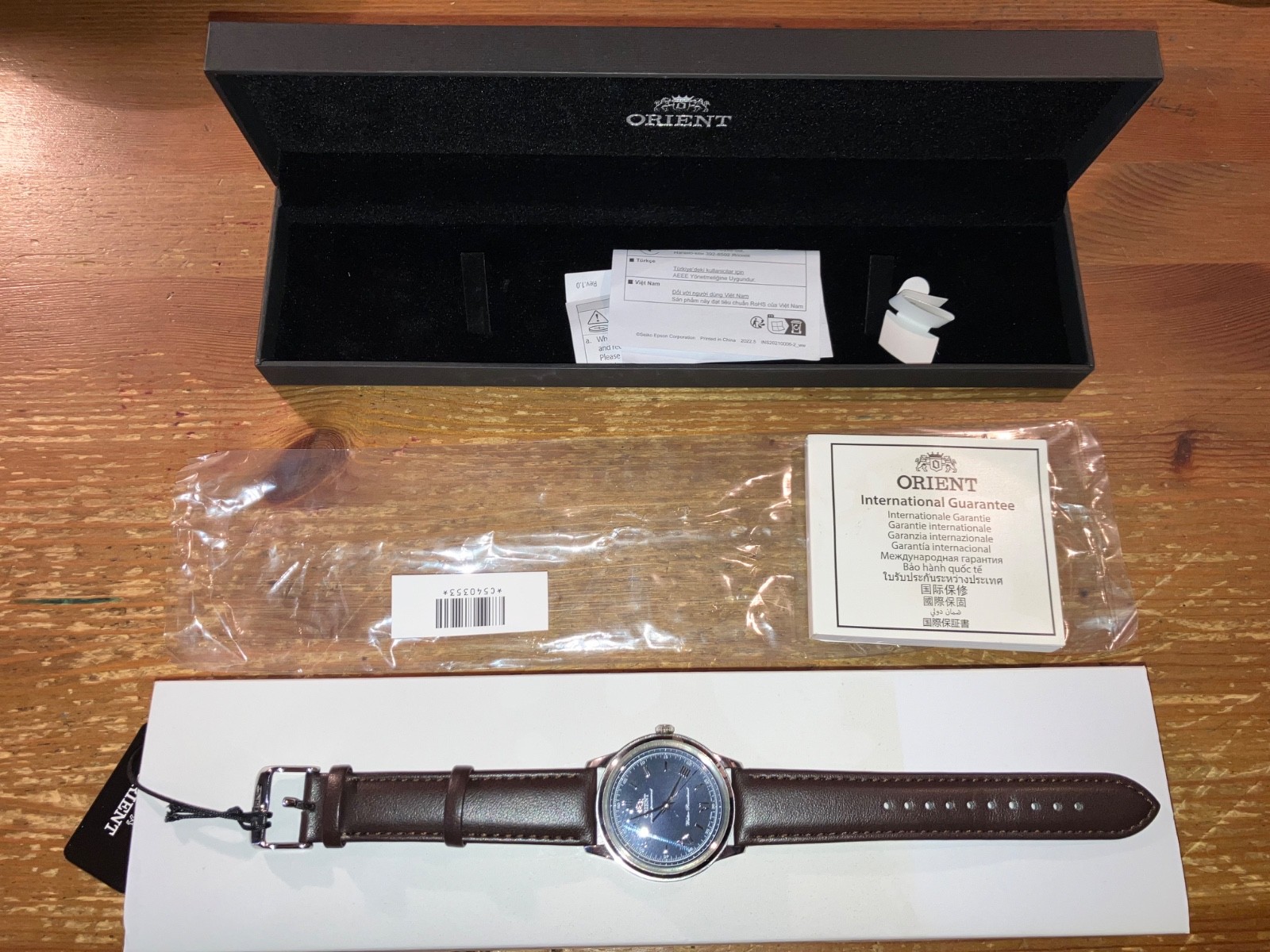 Orient Bambino Solar Powered 38mm Runs Perfectly