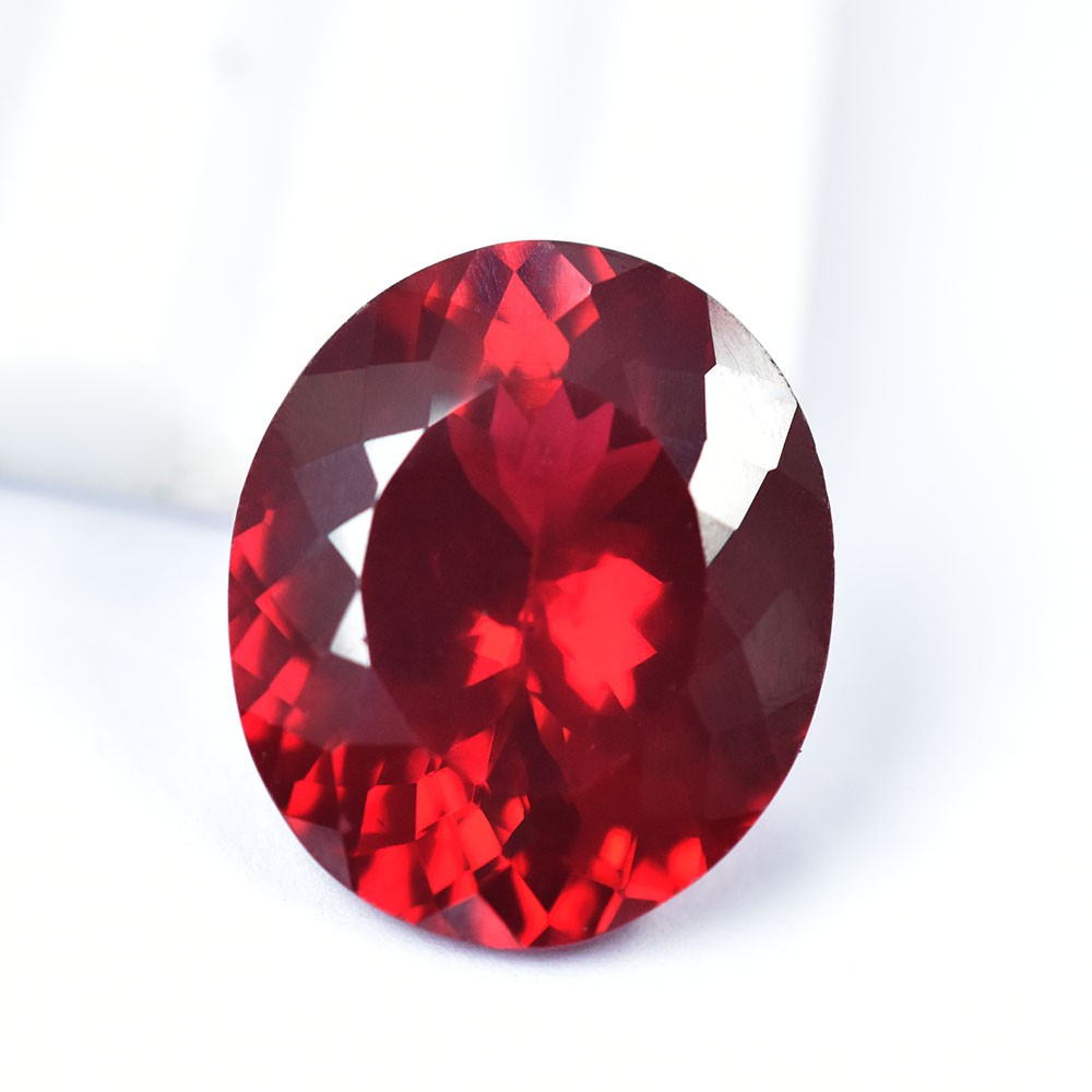Natural Red Ruby 23.15 Ct CERTIFIED Oval Cut Loose Gemstone For Jewelry Making