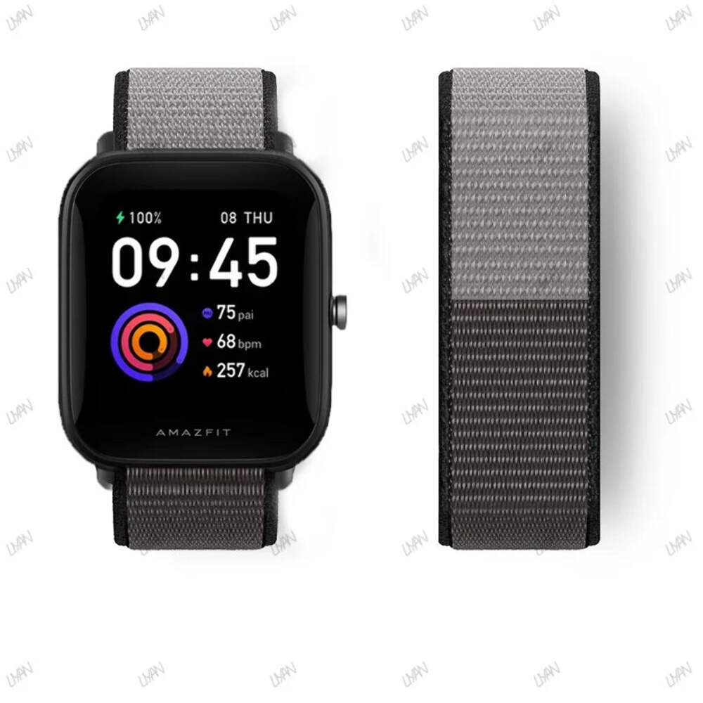 20mm/22mm watch band For Amazfit GTR/GTS 4-3-2-2e/GTR 42mm-47mm/bip-U-S-lite Nyl