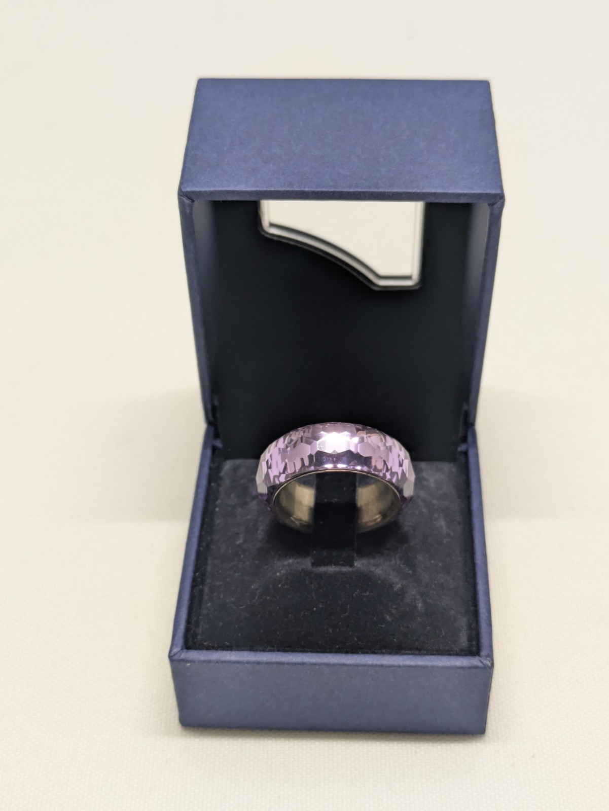 Beautiful Swarovski Nirvana Purple Ring! Size In Pictures! 💍