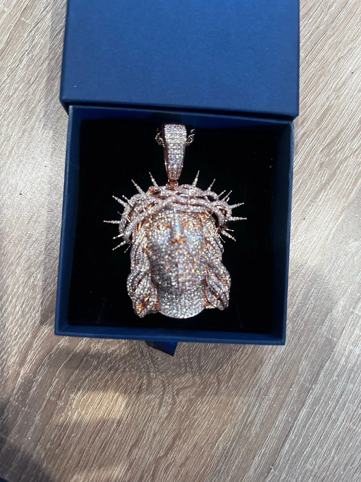 Iced Out Ratten Jesus Necklace Pendant for Men – Hip Hop Fashion Jewelry