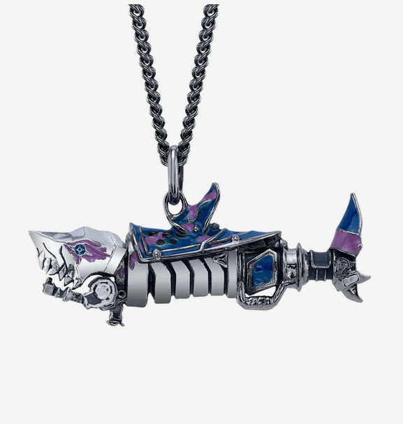 Arcane Jinx Fishbones Necklace Riot Store Official League of Legends Pendant