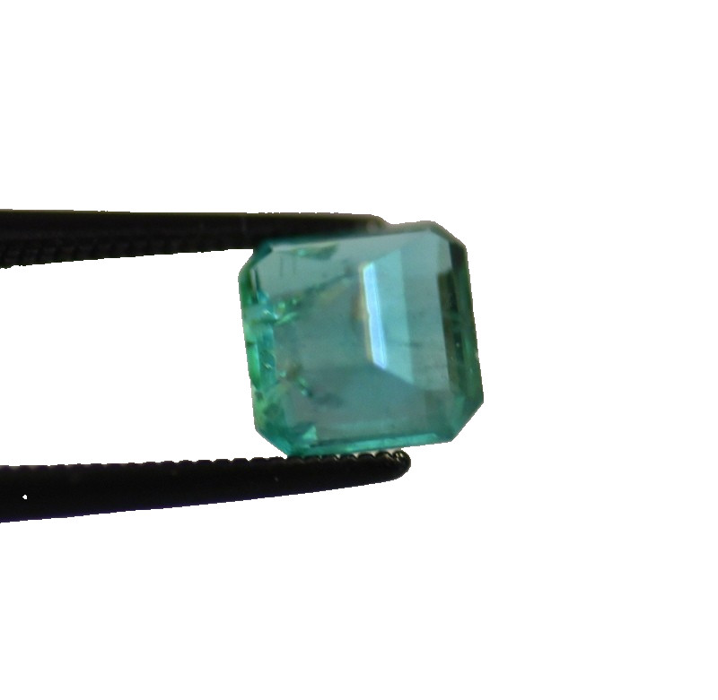 EMERALD .63 CT NATURAL COLOMBIAN EMERALD LOOSE STONE GEMSTONE 5 X 5 mm