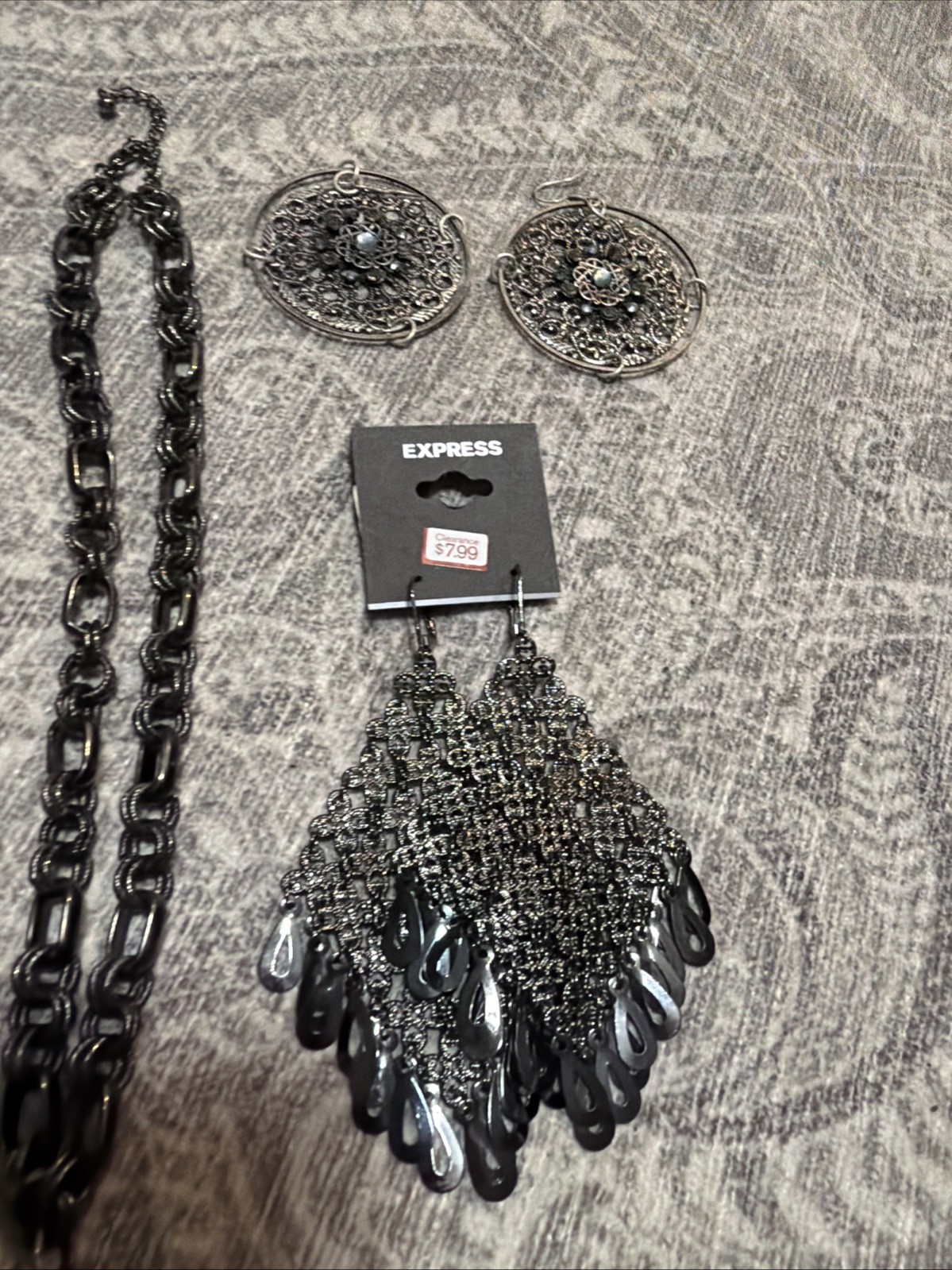 20 Lot Gothic Inspired Costume Jewelry Romance Core Goth Black Emo Renaissance