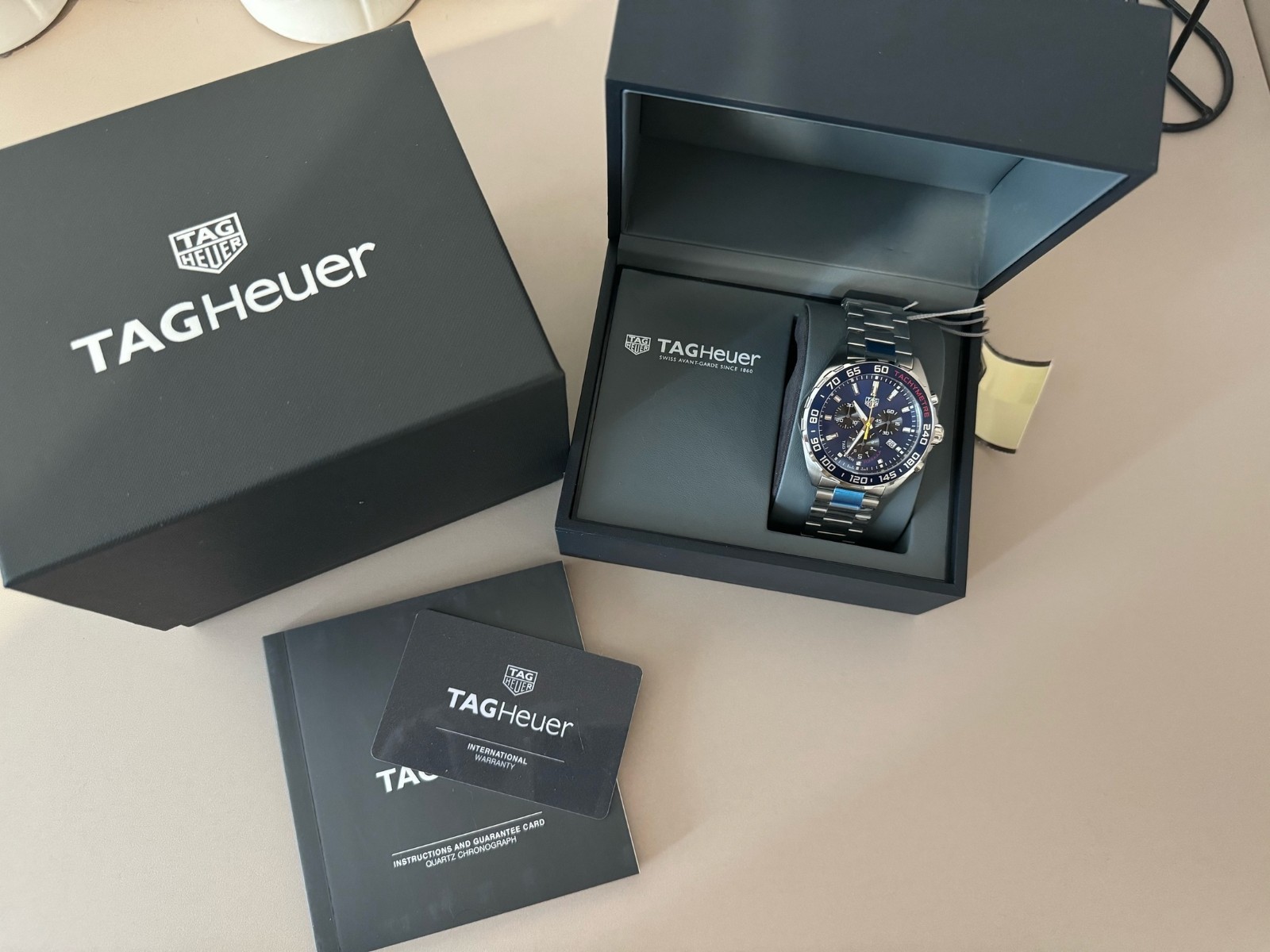 TAG HEUER Formula 1 Red Bull Racing Quartz Chronograph Blue Men’s Watch CAZ101AB