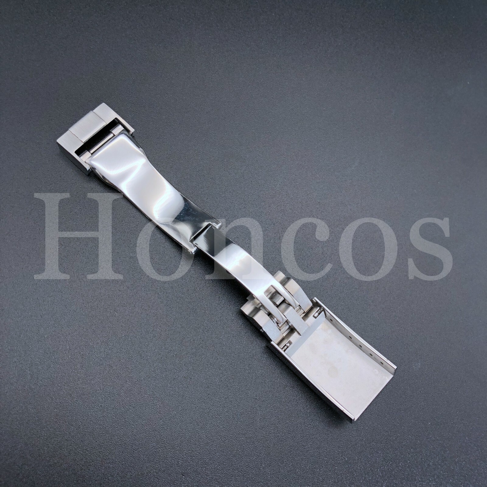 FLIP LOCK CLASP FITS FOR ROLEX OYSTER BAND BRACELET BRUSHED STAINLESS STEEL