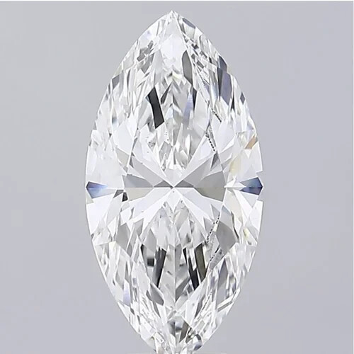 Loose CVD Lab Grown Diamond 2×4 mm Marquise D color FL CLARITY Certified Pair(2)