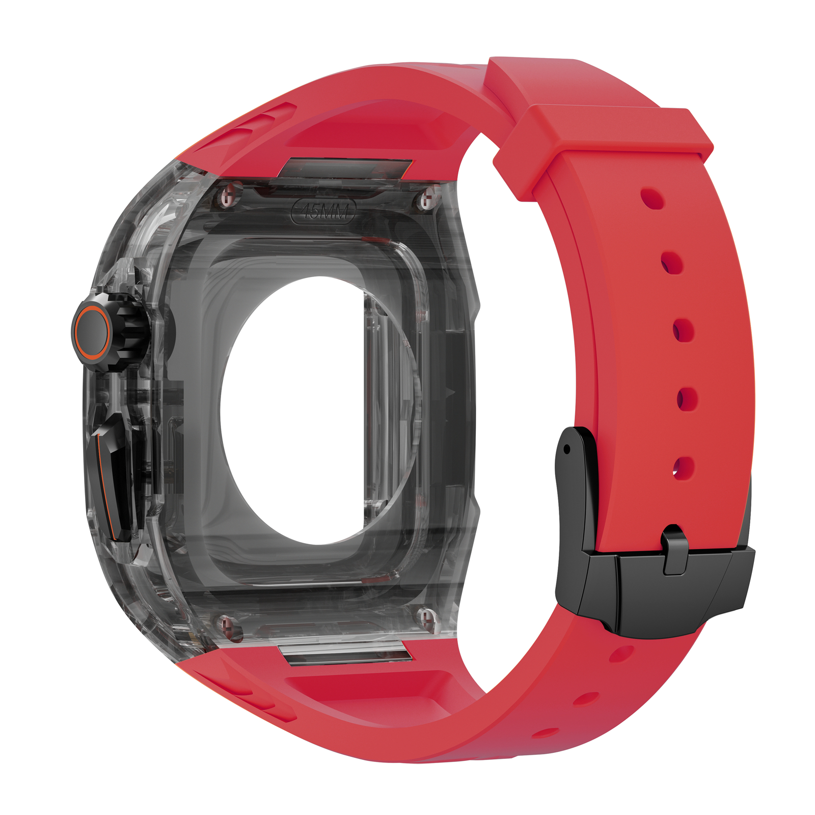 For Apple Watch 10/9/8/7/6/5/4 Ultra iWatch Band Strap TPU + PC Case 40/45/49mm