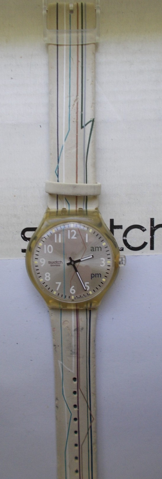 SWATCH TOUCH ” JET SETTING ” EXCELLENT VINTAGE WOW L@@K