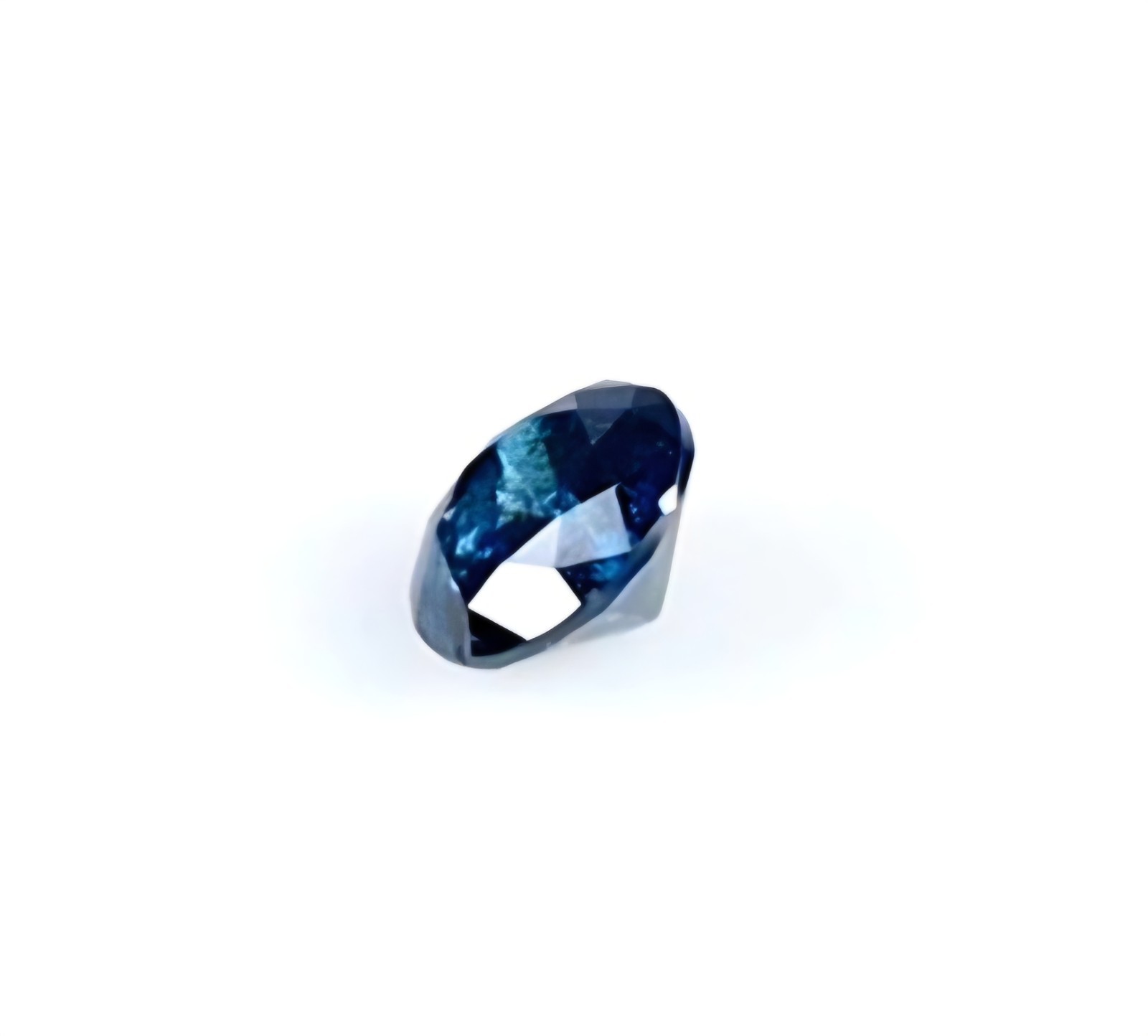1.10ct Fancy Vivid BLUE DIAMOND Color Clarity I2 Top Spectacular Galaxy Pattern