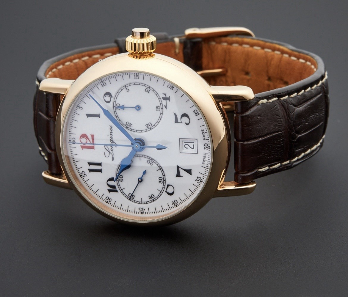 Longines Heritage Chronograph 18k Solid Rose Gold, L2.775.8.23.3