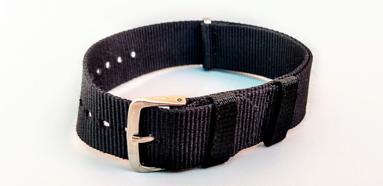 Lot of 275 Black Military Style WRISTWATCH BANDS 20mm-25.5cm New old/stock Bulk