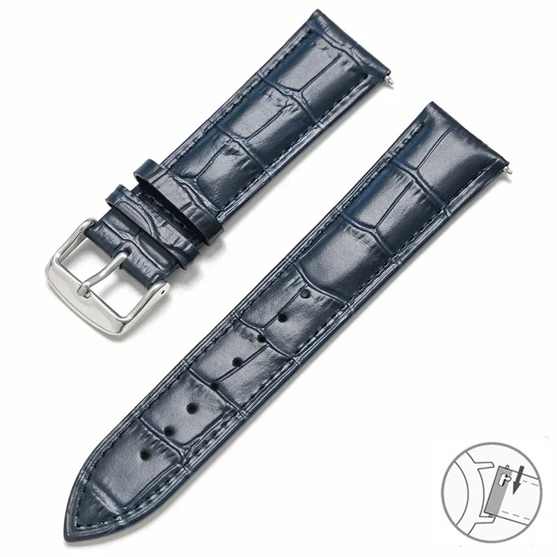 Watch Repair Genuine Cowhide Quick Release Strap Fit Tissot Watches