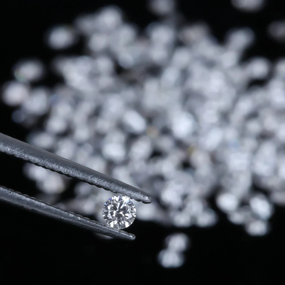 Loose 1.90 MM GRA 35 Pcs Moissanite Stones D Color IF Clarity Loose Certified