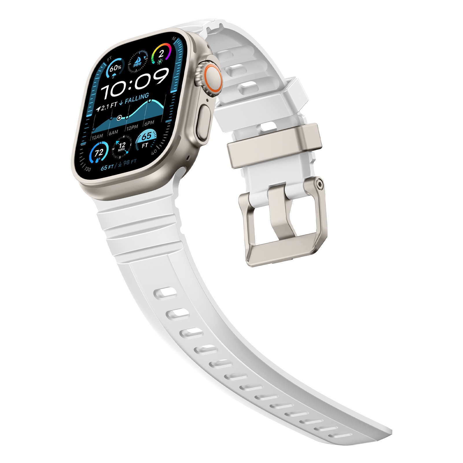 Waterproof Silicone Sport Strap For iWatch Series 11 10 9 8 7 6 SE 5 Ultra 3/2/1
