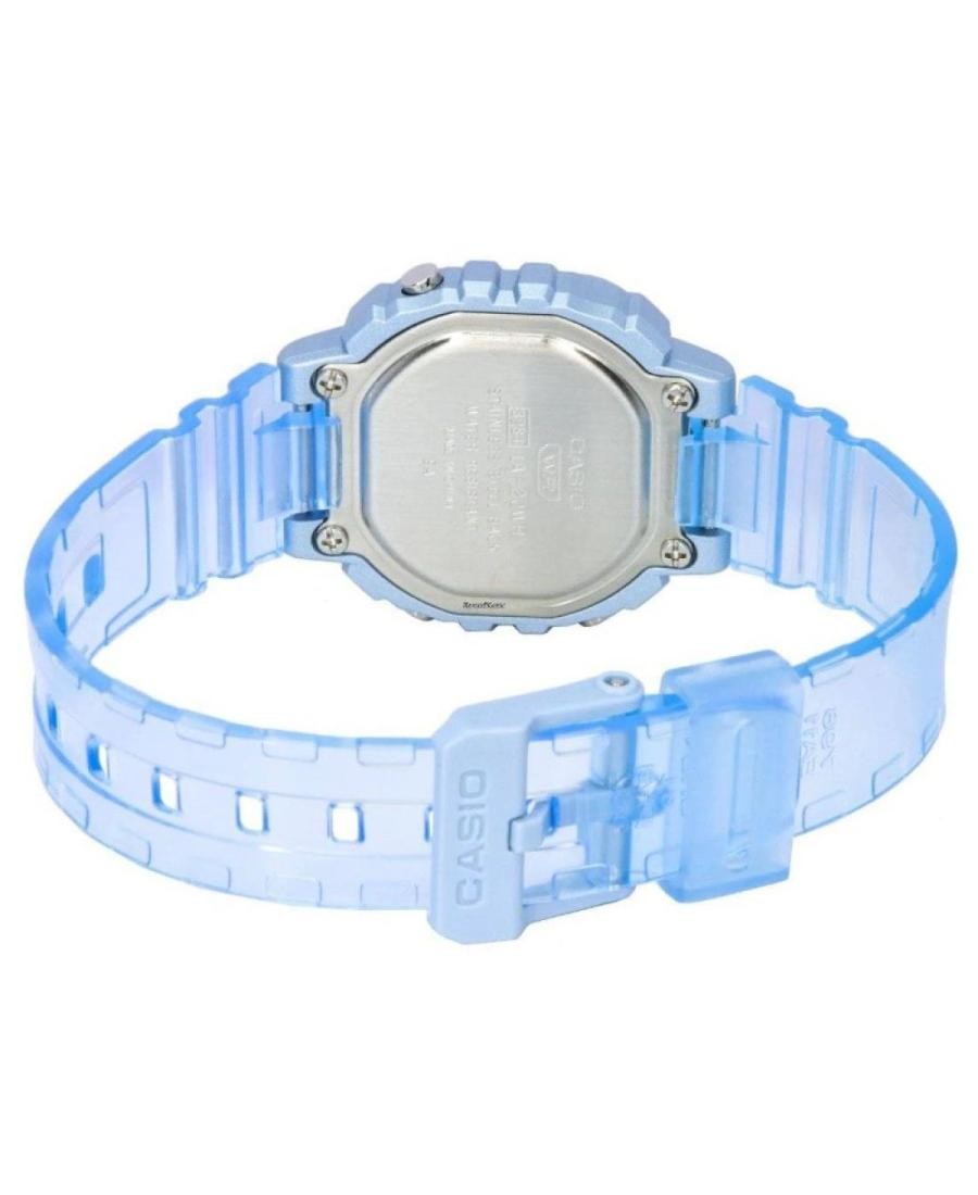 CASIO Women Digital Quartz Casual Watch Classic Dress Blue Dial Waterproof Recta